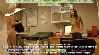 Doctor Tampa Examines Aria Nicole & Angel Santana Side By Side For Their 1st Gyno Exam EVER @GirlsGoneGyno.com!