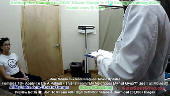 $Clov Rebel Wyatt Shocked Her Neighbor Doctor Tampa Perform's Her 1st Gyno Exam EVER Caught On Hidden Cameras On GirlsGoneGyno.com
